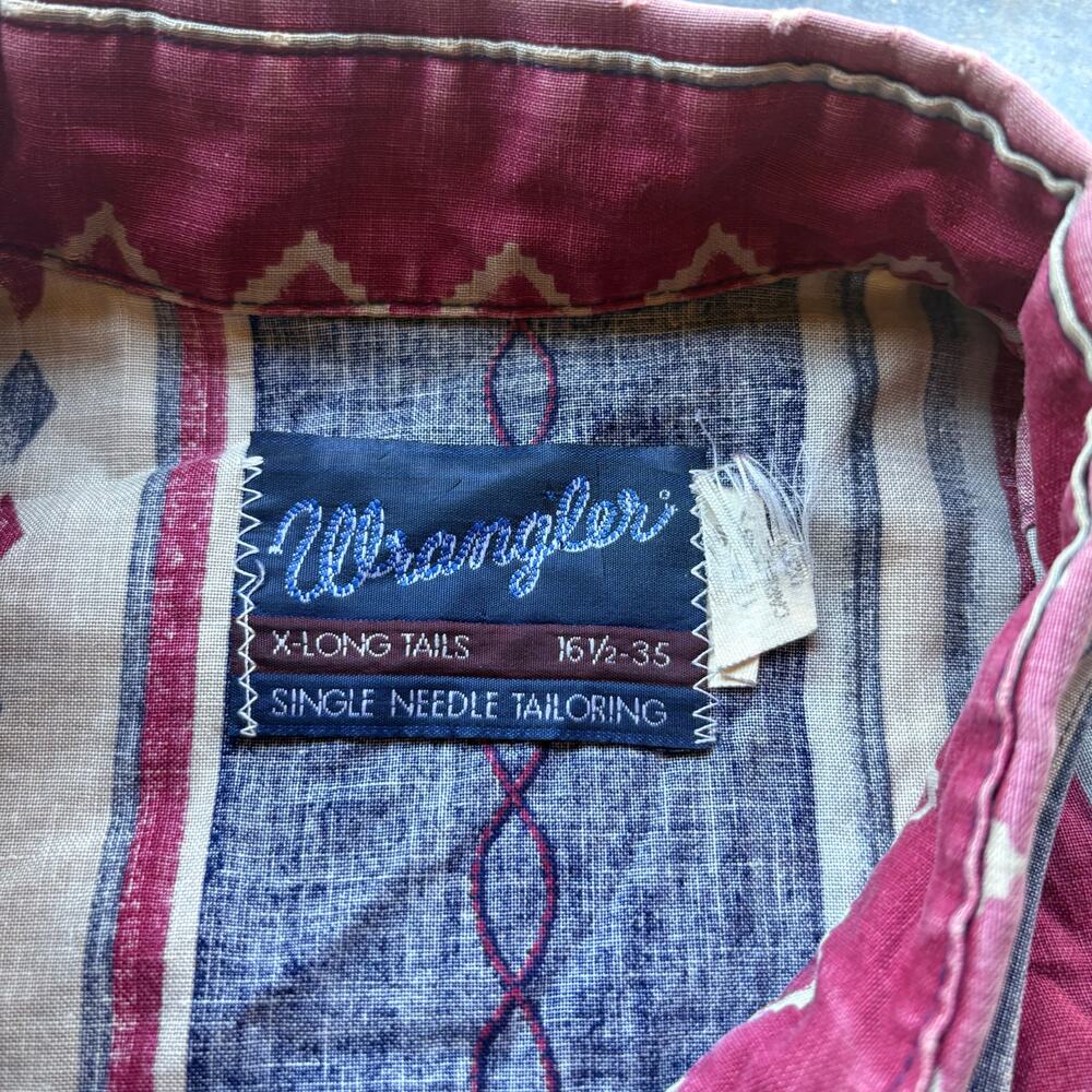 Beautiful Rare Vintage‎ Wrangler Western Shirt - Picture 3 of 6